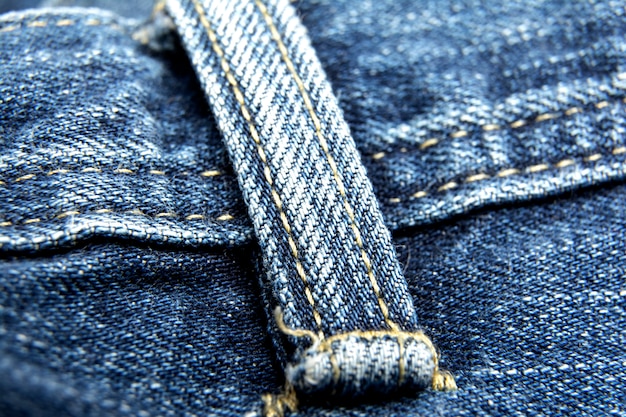 Abstracte texturen van denim / Jeans materiële close-up