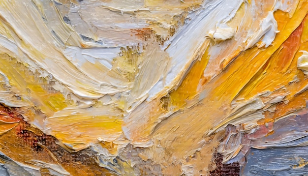 Abstracte textuur van olieverf op doek achtergrond