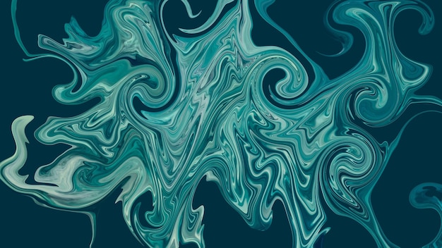 Abstracte textuur van wervelende turkoois blauw vloeibaar water golfde achtergrond of behang.