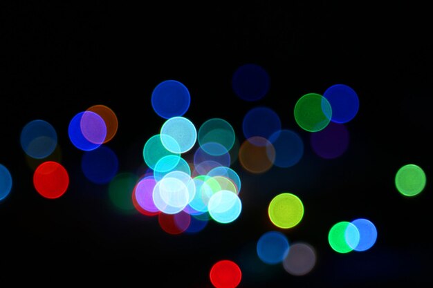 Abstracte vaag licht achtergrond Kleurrijke decoratie licht abstract licht Mooie kleurrijke vaag op zwart