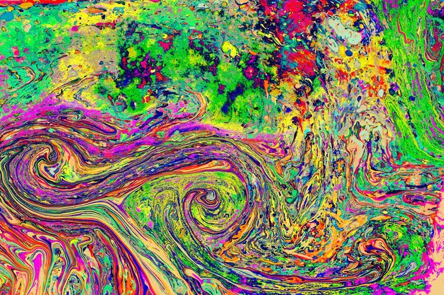 Abstracte van de grungekunst textuur als achtergrond met kleurrijke verfplonsen