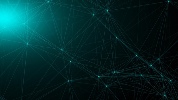 Abstracte verbindingspunten Technische achtergrond Netwerkconcept