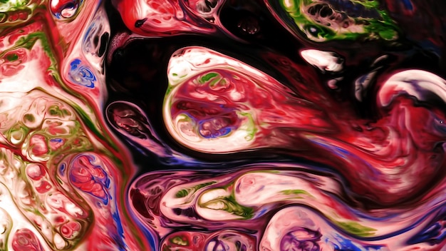 Foto abstracte verf penseel inkt glad concept symmetrisch patroon turbulentie