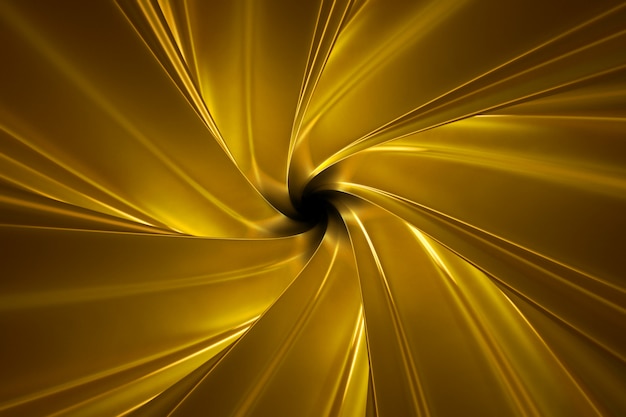 Abstracte volumetrische gouden achtergrond