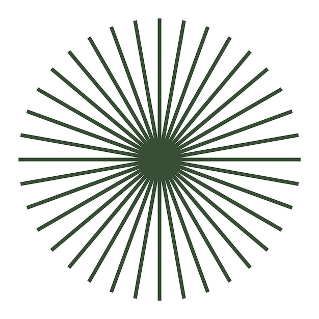 Abstracte vuurwerk png sticker sunburst vorm doorzichtige achtergrond