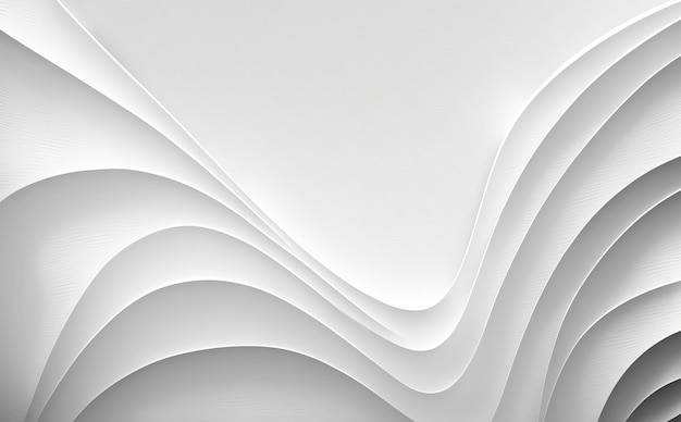 Abstracte witte achtergrond in luxe stijl gecreëerd met generatieve AI-technologie