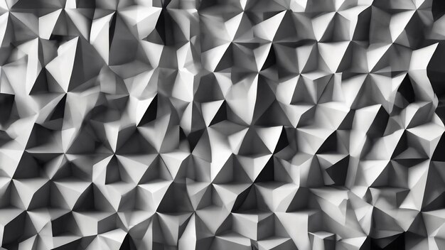 Abstracte witte en grijze achtergrond polygonale kunstpatroon stijl geometrie textuur futuristisch