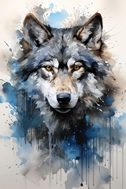 Abstracte Wolf