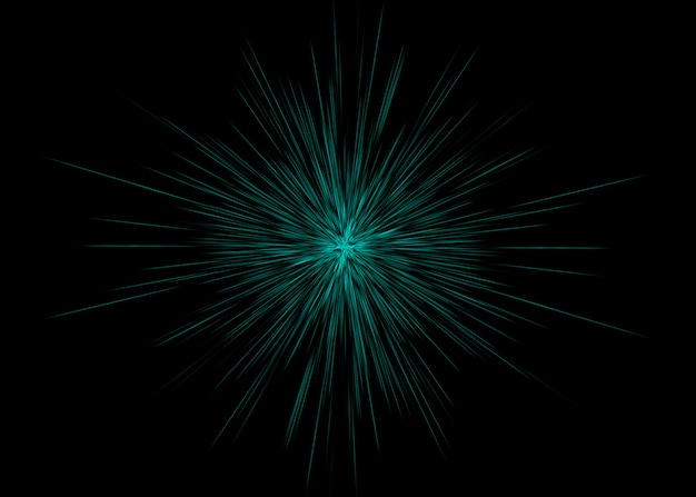 Abstracte zonnestralen hebben effect op felle zon of laserkosmische stralen flitsen en fonkelen lichtdeeltjes...