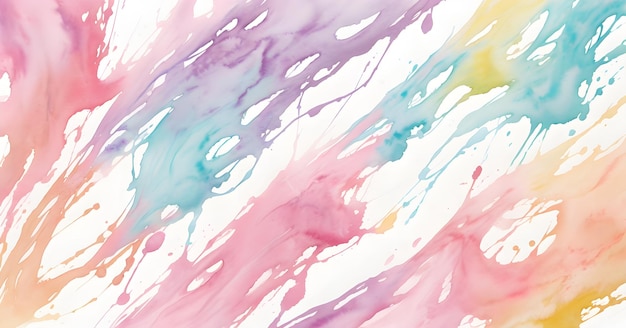 abstractie vergoten waterverf verven op een vel papier van verschillende kleuren