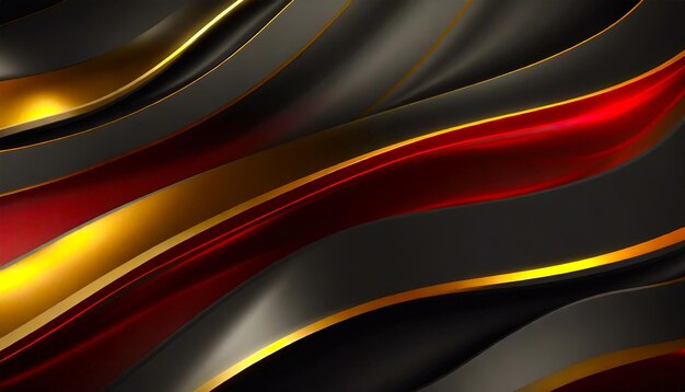 Abstraction ellipses curve wave digital banner modern background