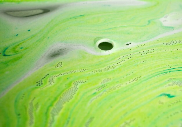 Abstraction from a dissolved bath bomb