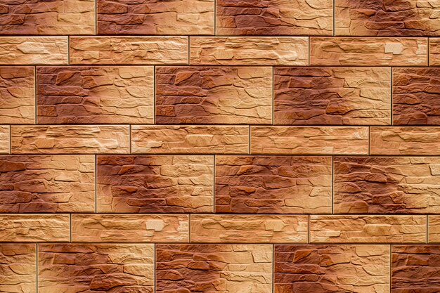 Abstraction wall fence built of natural stone background