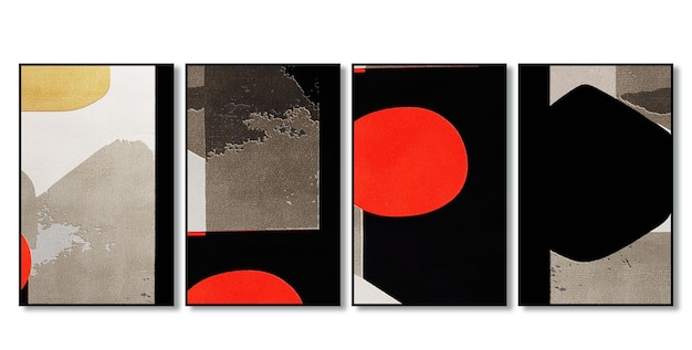 Abstrakte schilderkunst Rijke textuur Moderne kunstpatronen Abstrakte hedendaagse kunst behang