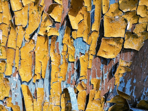 Abstration of the flag of Ukraine on a wall