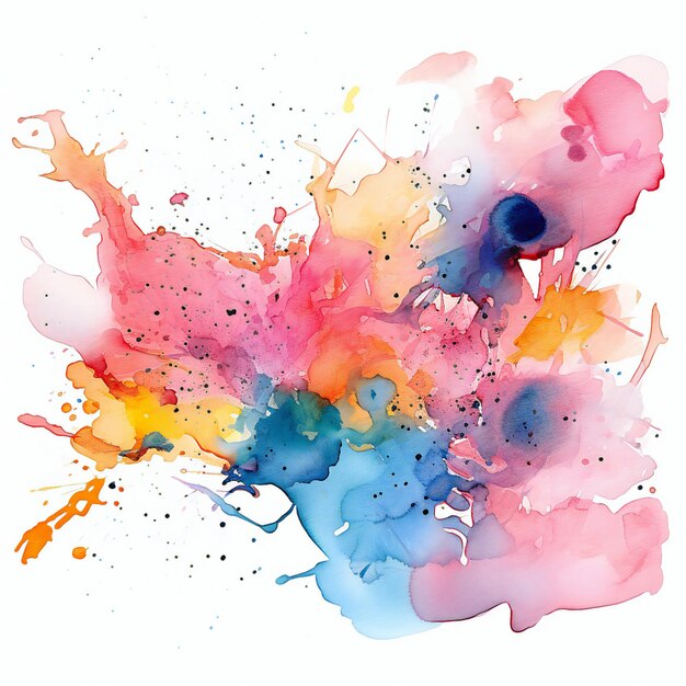 Abstruct watercolor artworks