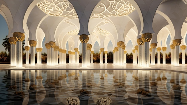 Abu dhabi Islamic mosque architecture