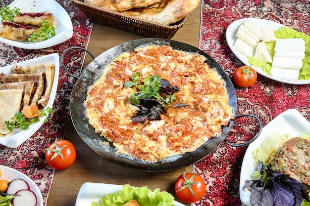 Abundant Array of Various Foods on a Table