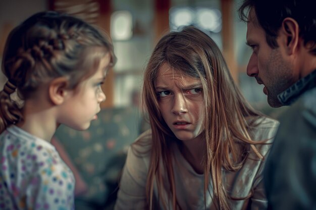 Foto gli abusi all'interno delle famiglie causano dolore, paura e traumi che minano la fiducia e la sicurezza