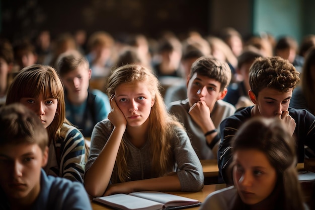 Academische aspiraties Studenten in gedachten