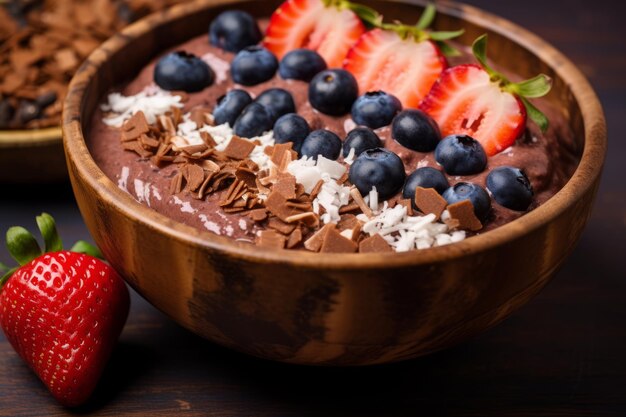 Acai Bowl Bliss An UpClose Delight in a 32 Perspective