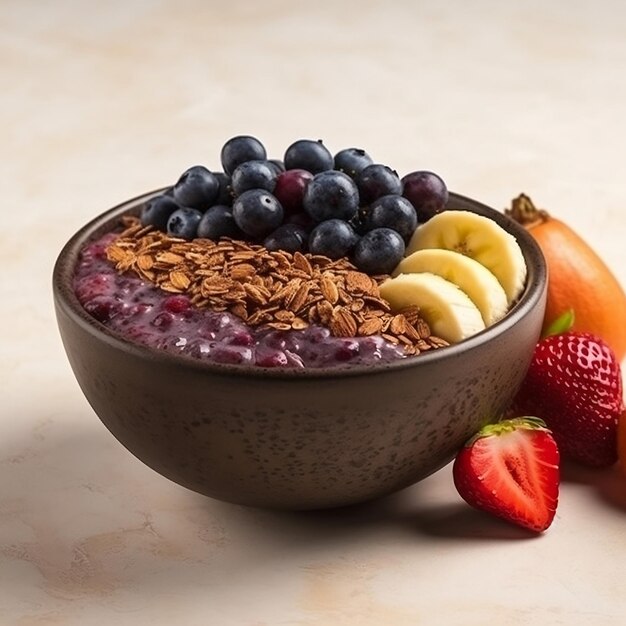 Acai bowl with fruits