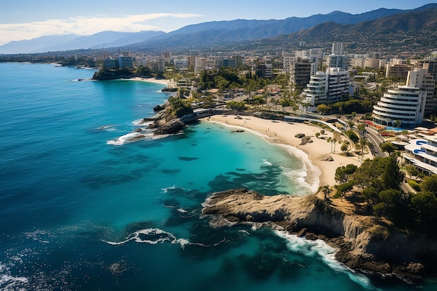 Acapulco Beach Scenic Coastal City Bay