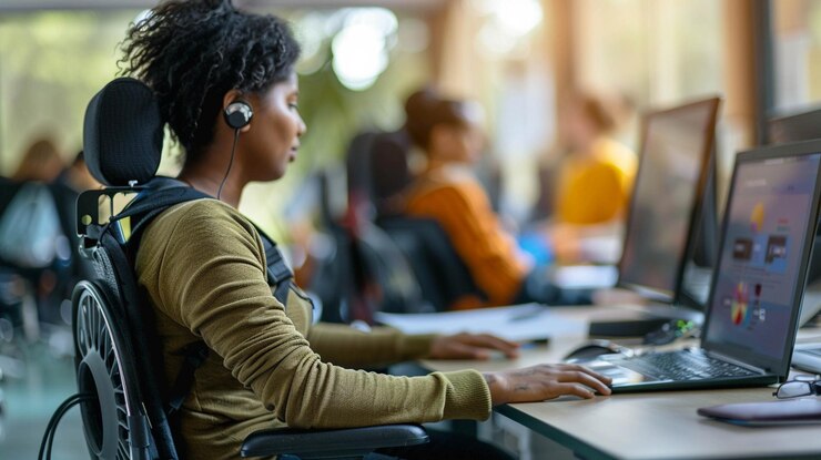 Photo accessibility benefits of adaptive technologies in online learnin