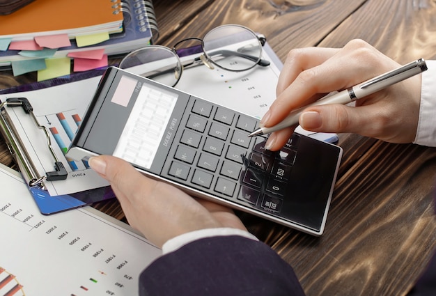 Accessories for doing business in the office, on the table