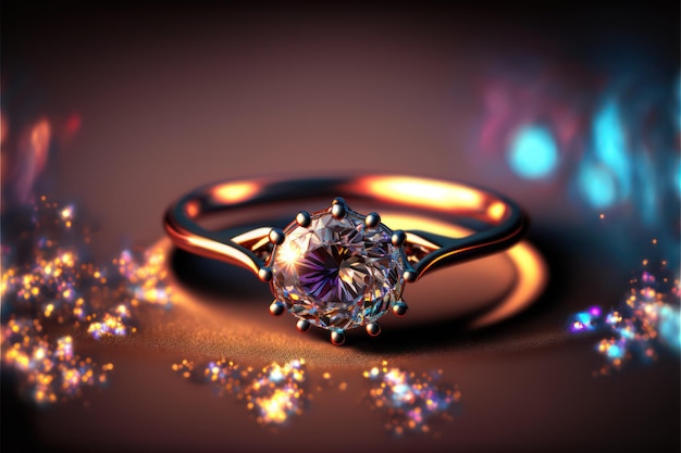 Accessorize zoals royalty designer ring sieraden banner generatieve ai