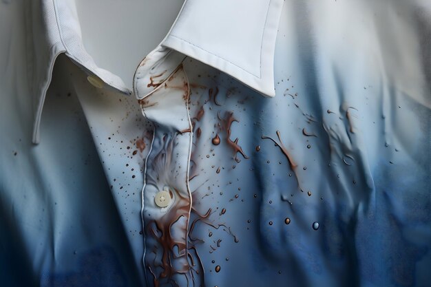 Photo accidental stain on a garment