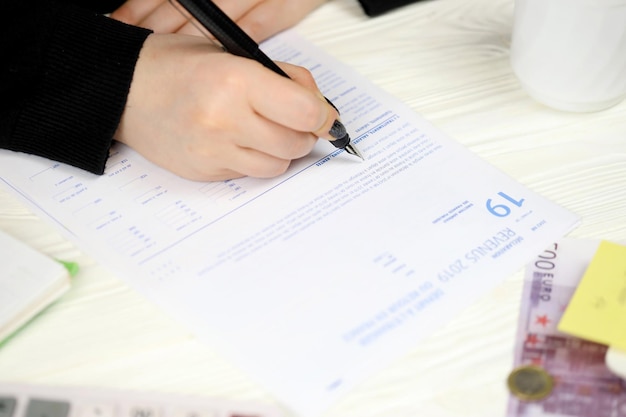 accountant fill french tax form nr departure abroad or return to france in end of tax period