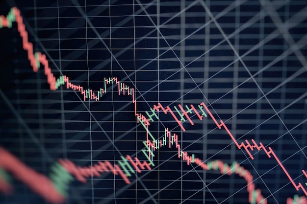 Contabilità dell'analisi dei grafici di riepilogo degli utili. il business plan alla riunione e analizzare i numeri finanziari per visualizzare le prestazioni