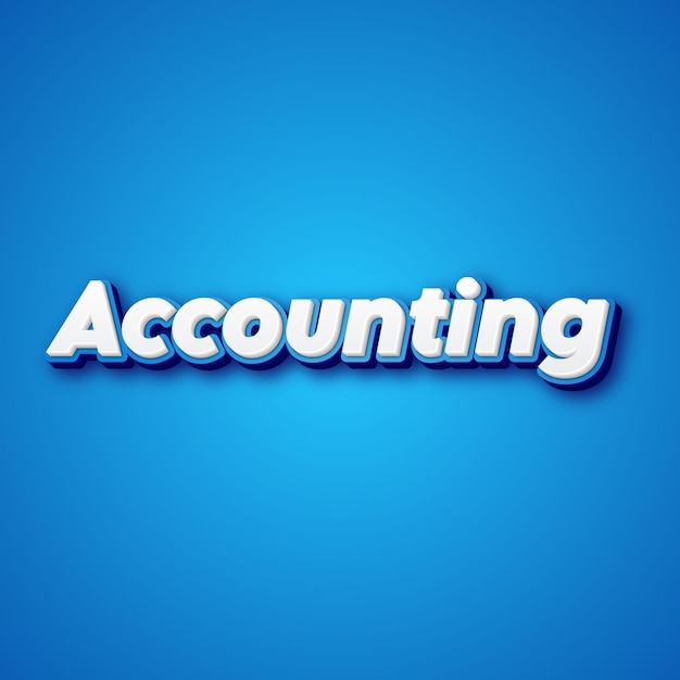 Accounting text effect gold jpg attractive background card photo