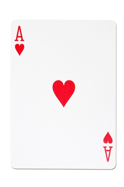 Ace Of Hearts with Clipping Paths