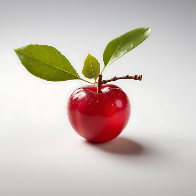 Acerola on a white background