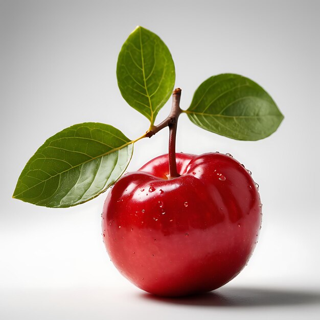 Acerola on a white background