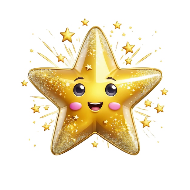 Photo achievements for games 3d gold star emoji