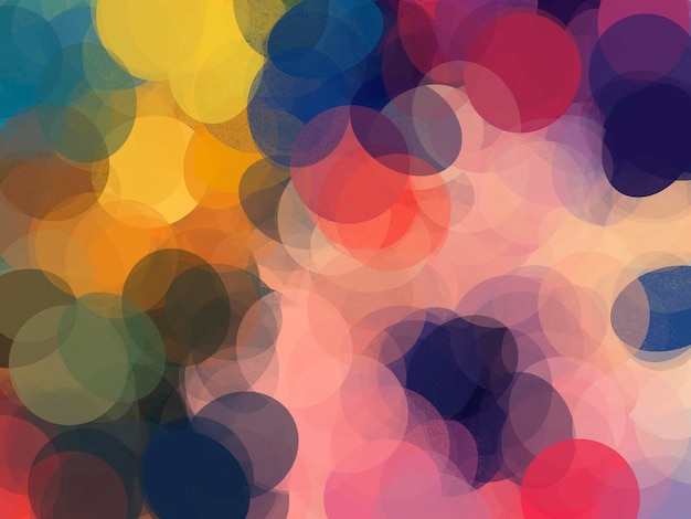 Achtergrond abstracte geometrie penseel cirkel kleurrijk