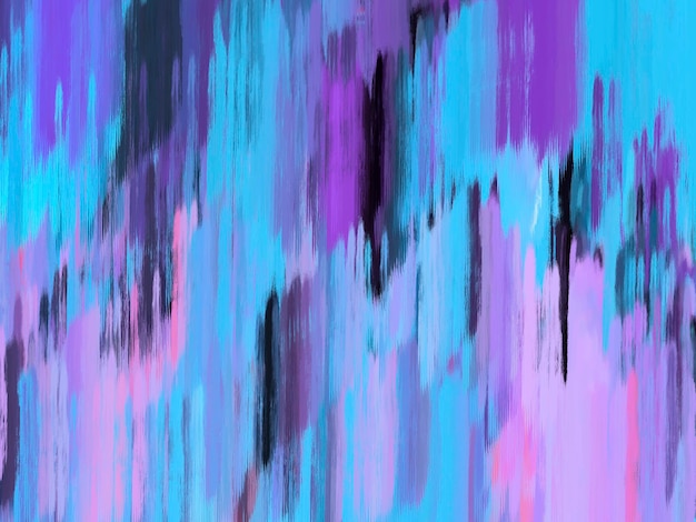 Achtergrond abstracte penseellijn blauw roze