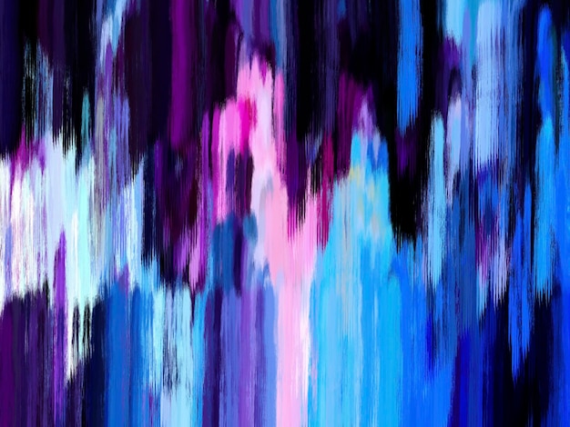 Achtergrond abstracte penseellijn kleurrijk donkerblauw roze