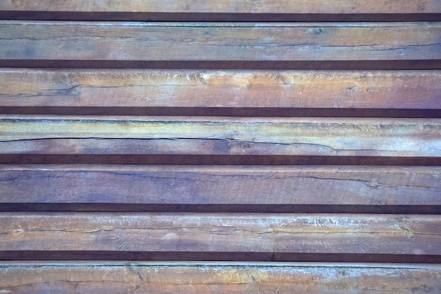 Achtergrond en textuur van de muur van houten planken