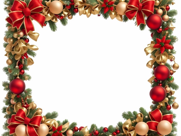 achtergrond frame van kerstmis