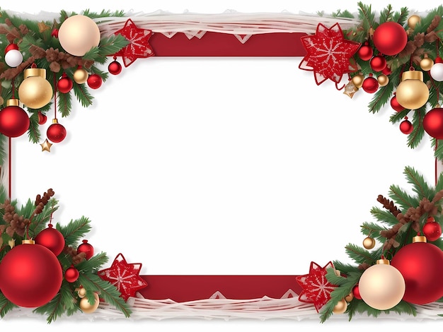 Foto achtergrond frame van kerstmis