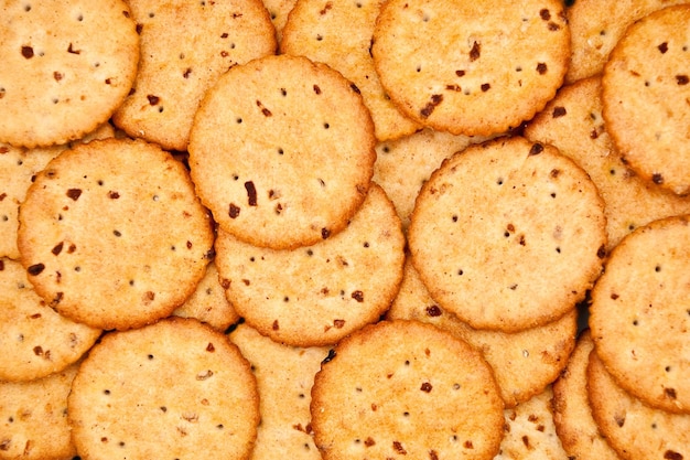 Achtergrond gemaakt van veel cookies