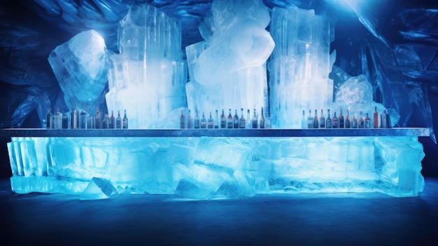 Foto achtergrond ijsbar ijsbar magic ice