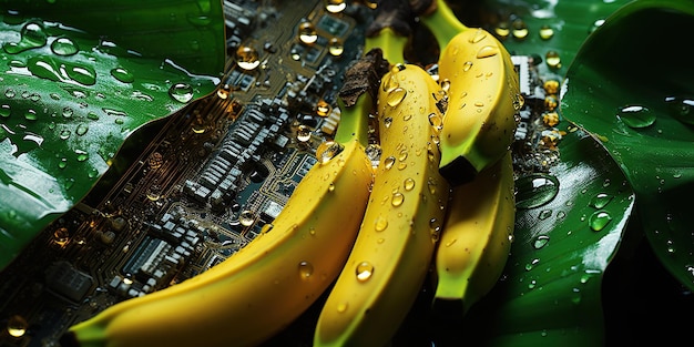 achtergrond in de bananen- en elektronica-industrie