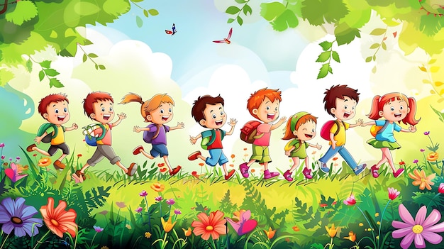 achtergrond kinderen grappige achtergrond kopie lege ruimte