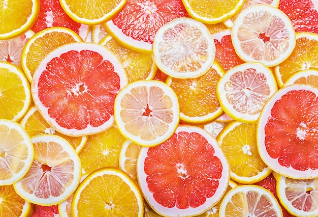 Achtergrond met citrusvruchten