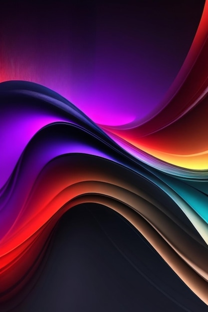 Achtergrond met gekleurde abstracte golven